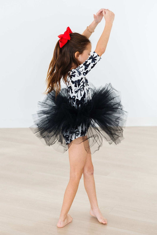Perfectly Tied 3/4 Sleeve Tutu Leotard - Mila & Rose ® - Flyclothing LLC