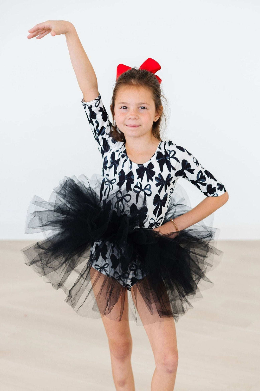 Perfectly Tied 3/4 Sleeve Tutu Leotard - Mila & Rose ® - Flyclothing LLC