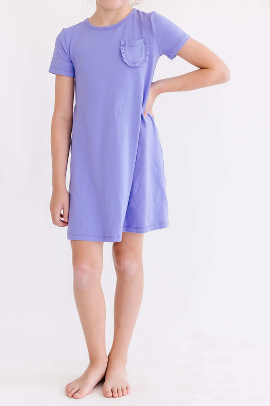 Periwinkle T-Shirt Dress - Mila & Rose ® - Flyclothing LLC