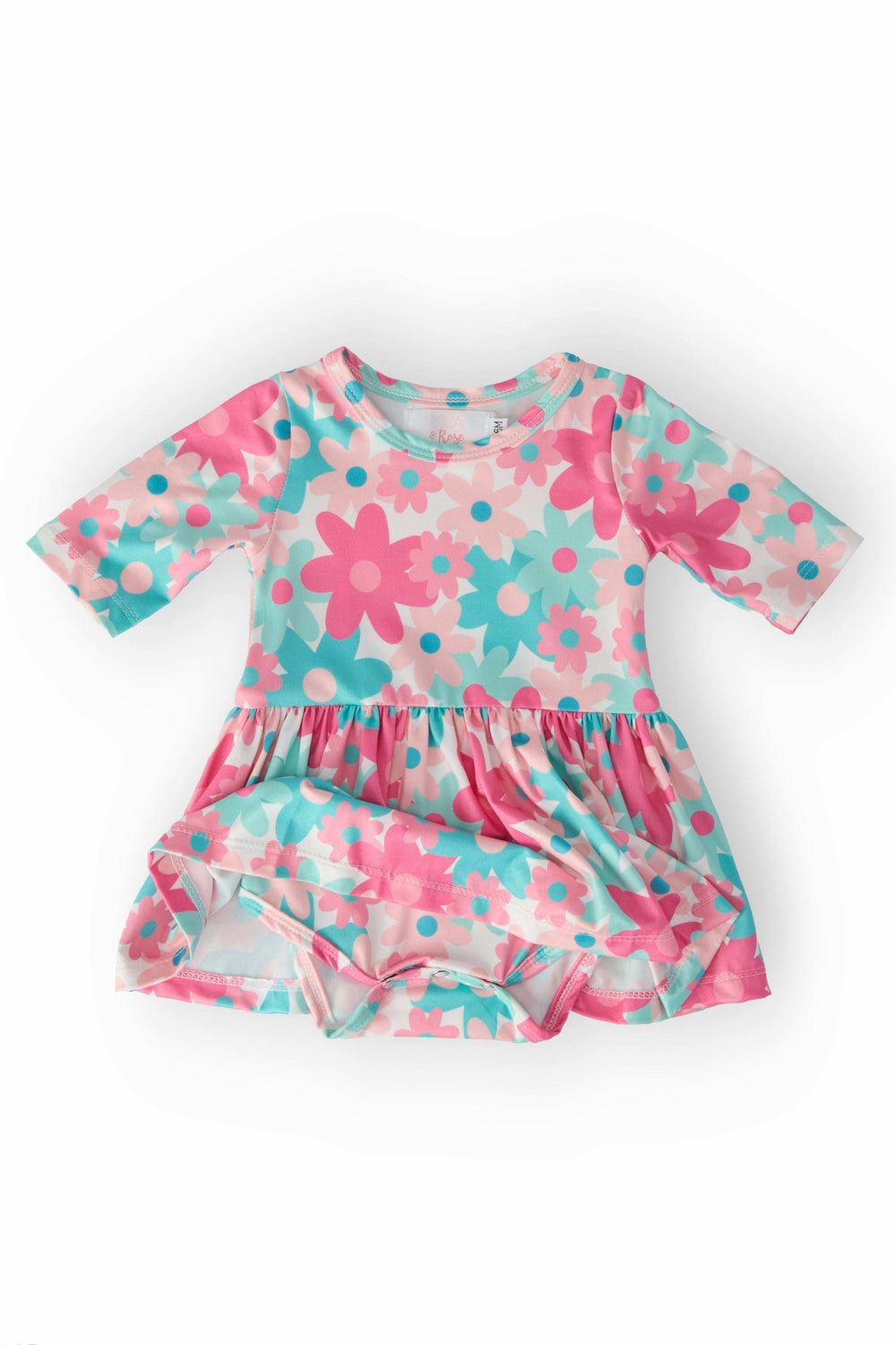 Petal Perfection 3/4 Sleeve Twirl Bodysuit - Mila & Rose ® - Flyclothing LLC