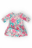 Petal Perfection 3/4 Sleeve Twirl Bodysuit - Mila & Rose ® - Flyclothing LLC