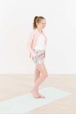 Petal Power Active Shorty Shorts - Mila & Rose ® - Flyclothing LLC