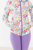Petal Power Full-Zip Ruffle Active Jacket - Mila & Rose ® - Flyclothing LLC