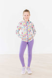 Petal Power Full-Zip Ruffle Active Jacket - Mila & Rose ® - Flyclothing LLC
