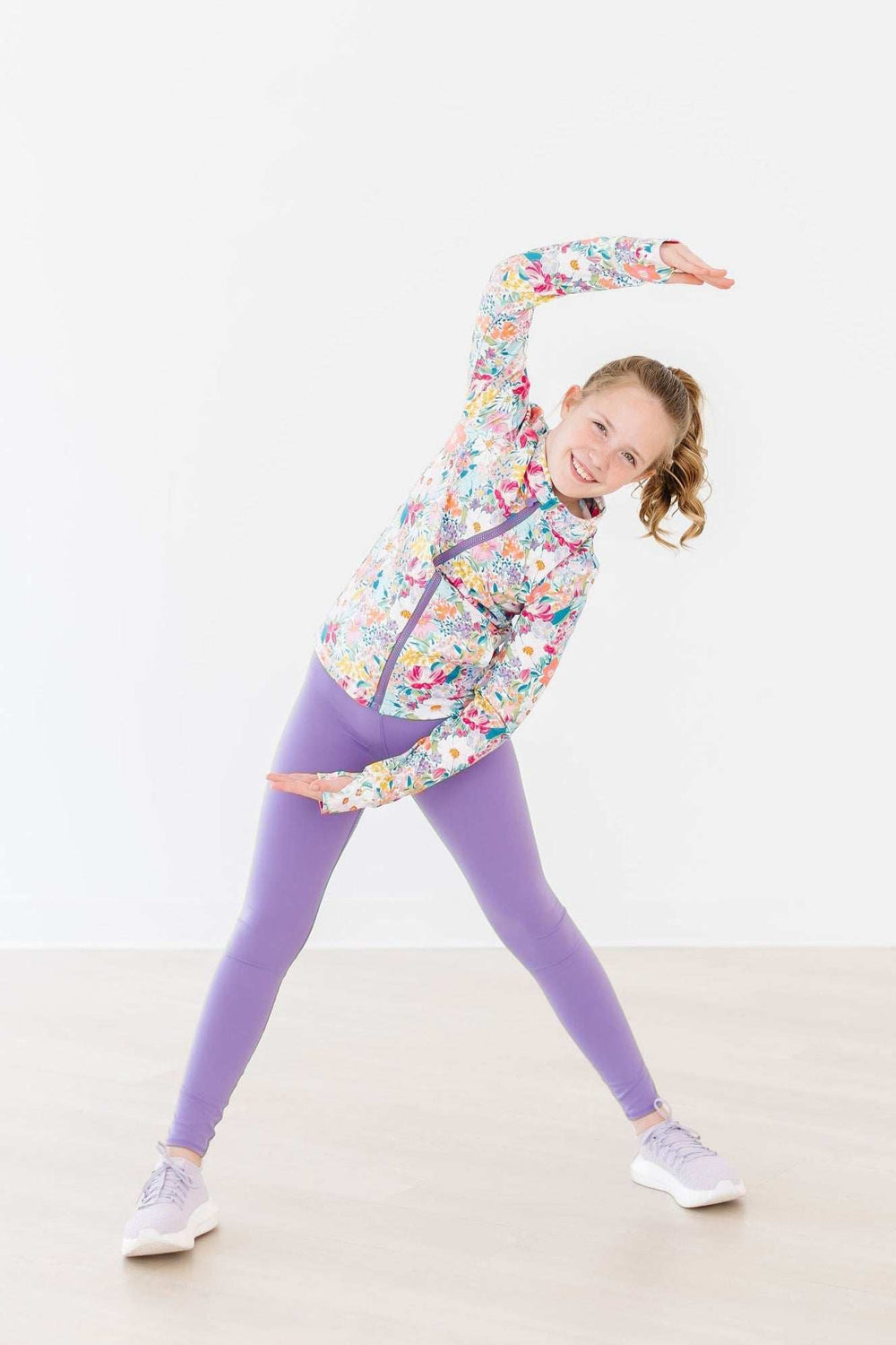 Petal Power Full-Zip Ruffle Active Jacket - Mila & Rose ® - Flyclothing LLC