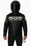 Phantom - Mens Premium Leather Jacket - Unik Just for Bikers - Flyclothing LLC