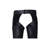 Phoenix - Ladies Premium Leather Chaps with Lacing - Unik Just for Bikers - Flyclothing LLC
