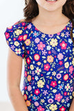 Pick a Posy S/S Flutter Sleeve Leotard - Mila & Rose ® - Flyclothing LLC