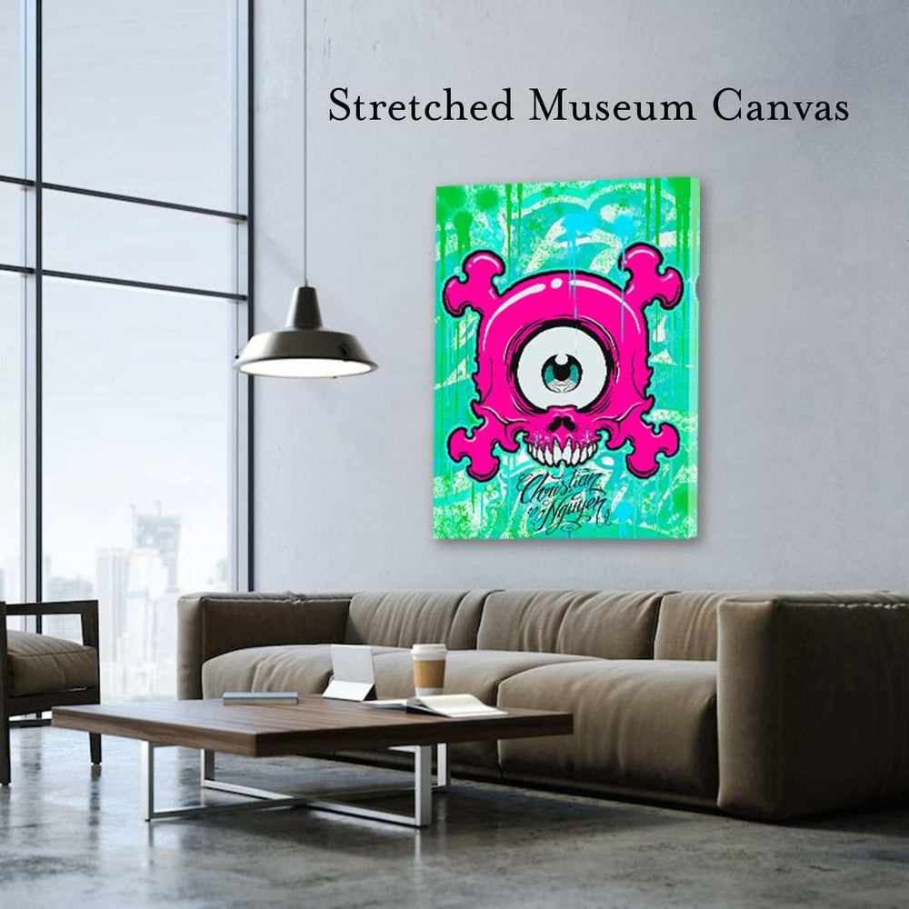 Black Market Art Company Pink & Bones Print - Black Market Art Company - Flyclothing LLC