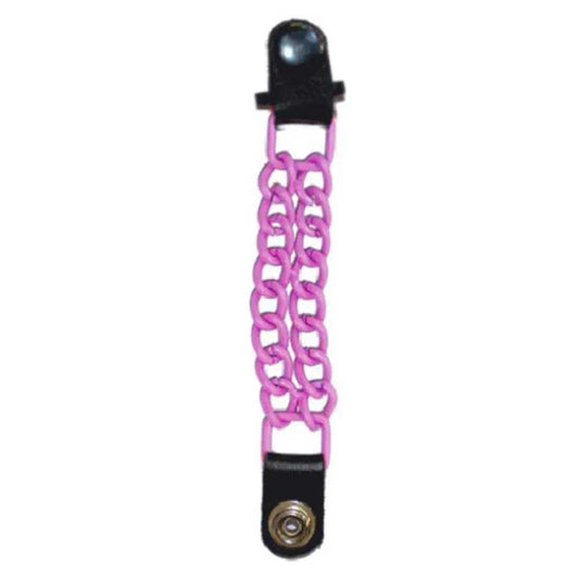 Pink & Black Vest Extenders - Unik Just for Bikers - Flyclothing LLC