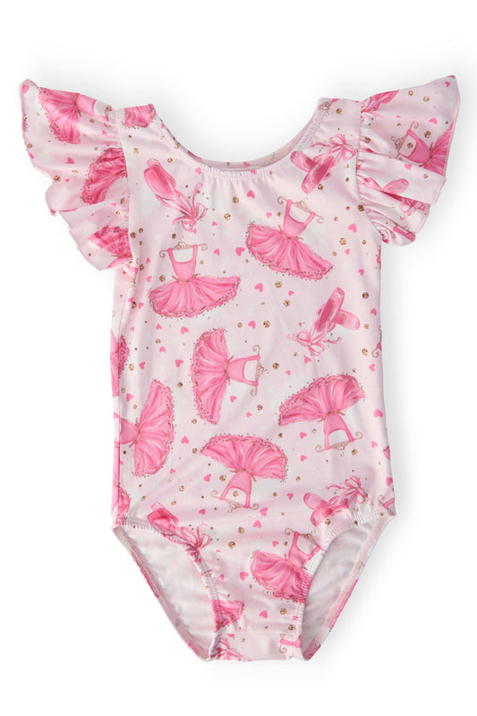 Pirouette S/S Flutter Sleeve Leotard - Mila & Rose ® - Flyclothing LLC