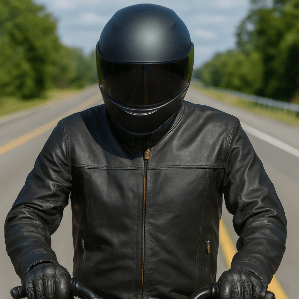 Cannonball - Mens Premium Leather Jacket - Unik Just for Bikers - Flyclothing LLC