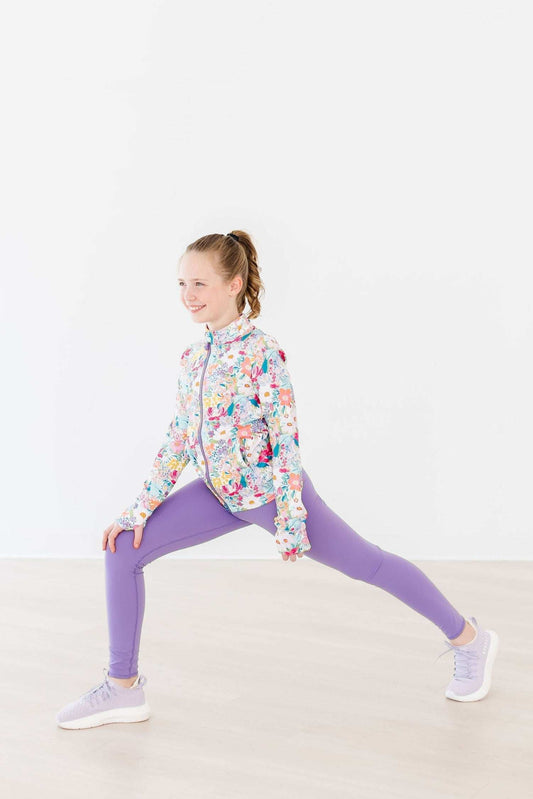 Playful Purple Active Legging - Mila & Rose ® - Flyclothing LLC