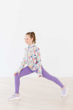 Playful Purple Active Legging - Mila & Rose ® - Flyclothing LLC