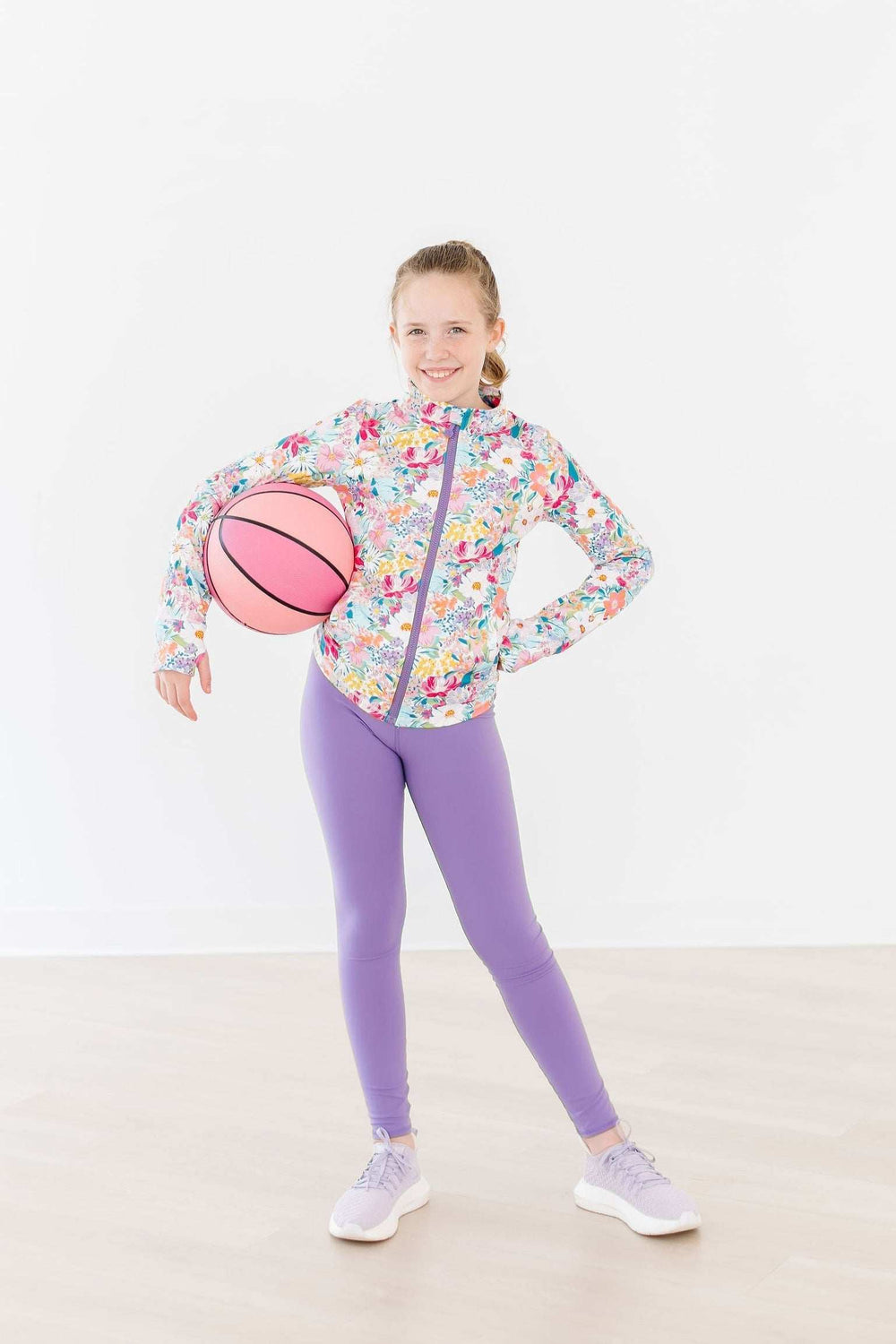 Playful Purple Active Legging - Mila & Rose ® - Flyclothing LLC
