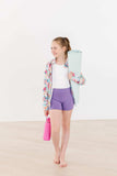 Playful Purple Active Shorty Shorts - Mila & Rose ® - Flyclothing LLC