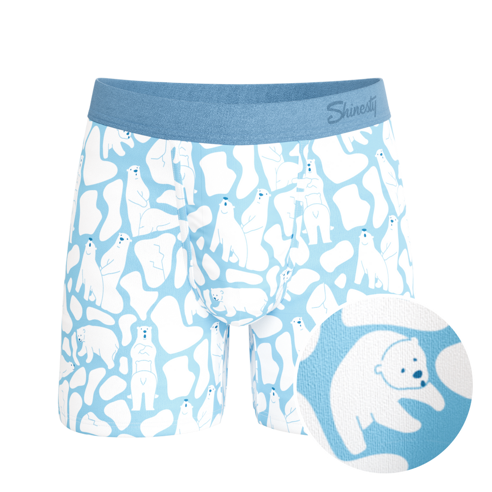 The Polar Polka | Polar Bear Scene Ball Hammock® Pouch Underwear - Shinesty - Flyclothing LLC
