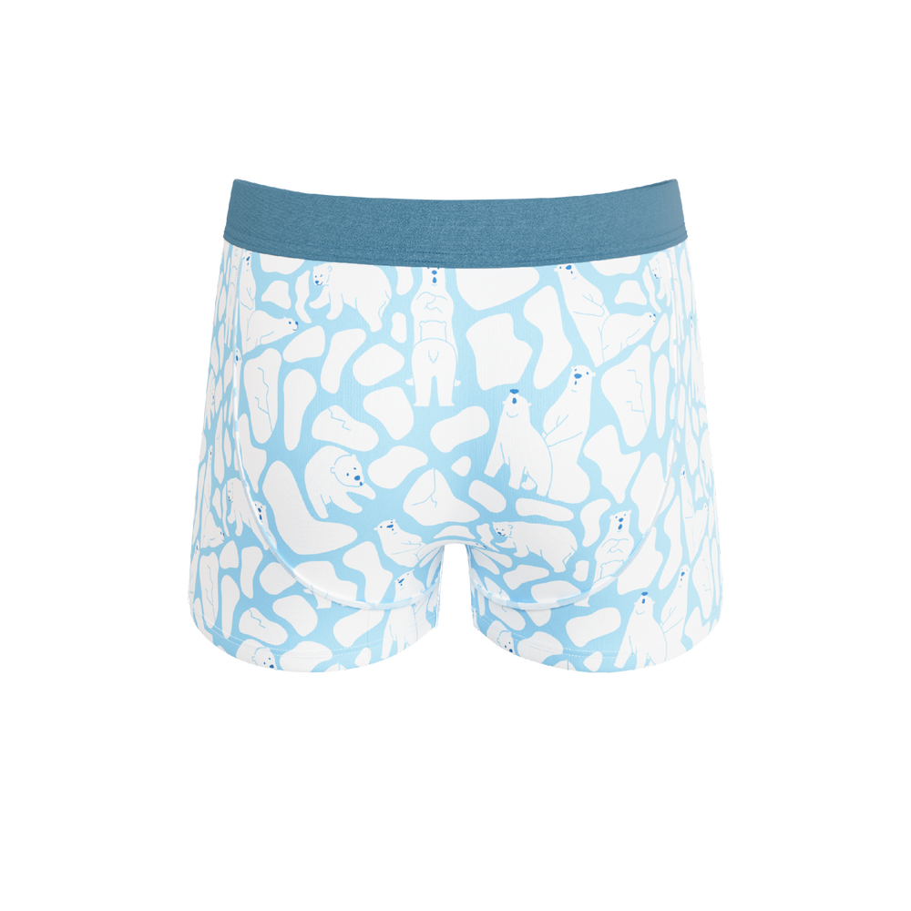 The Polar Polka | Polar Bear Scene Ball Hammock® Pouch Trunks Underwear - Shinesty - Flyclothing LLC
