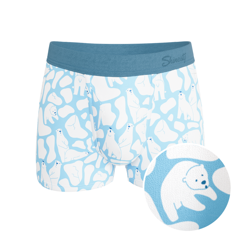 The Polar Polka | Polar Bear Scene Ball Hammock® Pouch Trunks Underwear - Shinesty - Flyclothing LLC