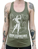 Black Market Art Company Polynesian Paradise Women's Tank Top - Black Market Art Company - Flyclothing LLC