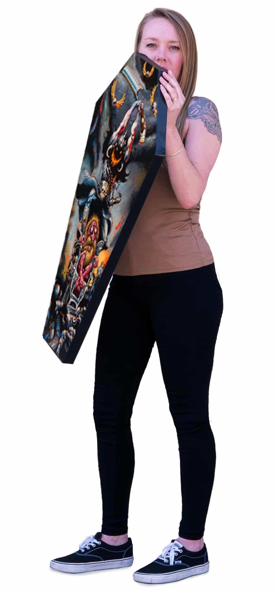 Black Market Art Company Pomp Dealer & Stretched Canvas Coffin Print - Black Market Art Company - Flyclothing LLC