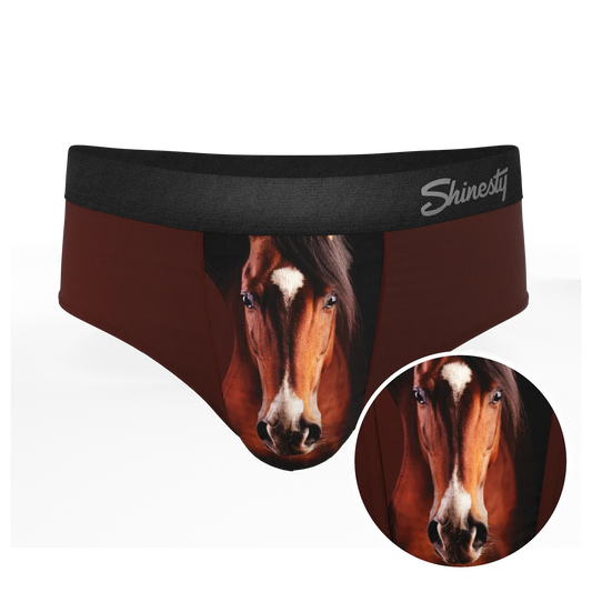The Pony Express | Horse Ball Hammock® Pouch Underwear Briefs - Shinesty - Flyclothing LLC