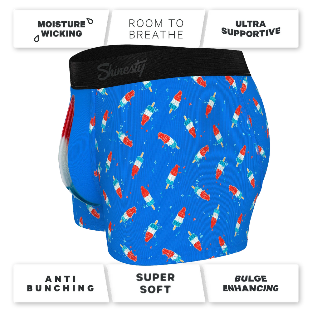 The Popsicle Stick Apex | USA Popsicle Ball Hammock® Pouch Trunks Underwear - Shinesty - Flyclothing LLC