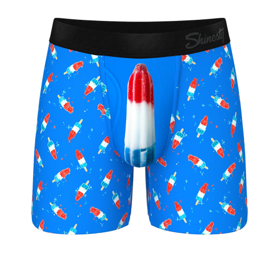 The Popsicle Stick Apex | USA Popsicle Ball Hammock® Pouch Underwear With Fly - Shinesty - Flyclothing LLC