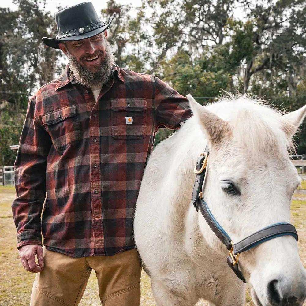 Rodeo - Premium Leather Cowboy Hat - Unik Just for Bikers - Flyclothing LLC