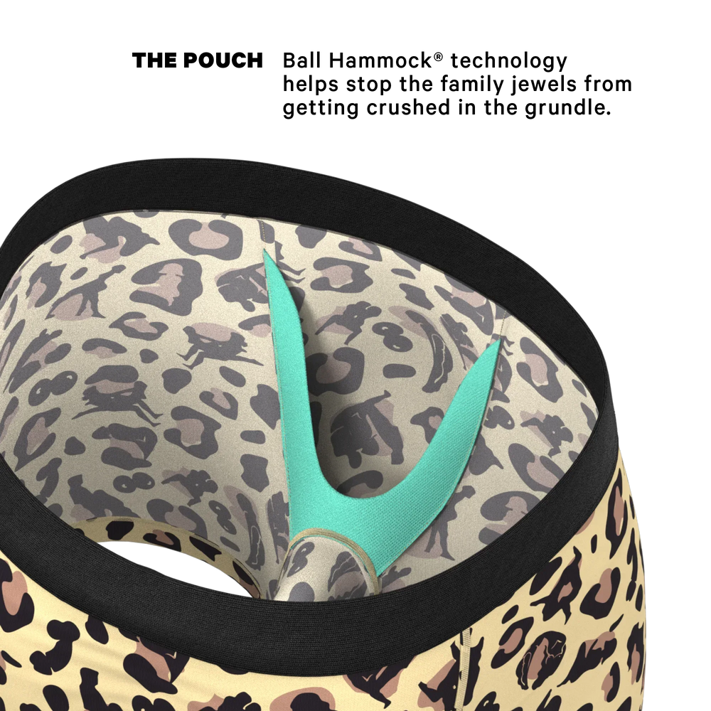The Primal Passion | Naughty Cheetah Print Ball Hammock® Pouch Underwear - Shinesty - Flyclothing LLC