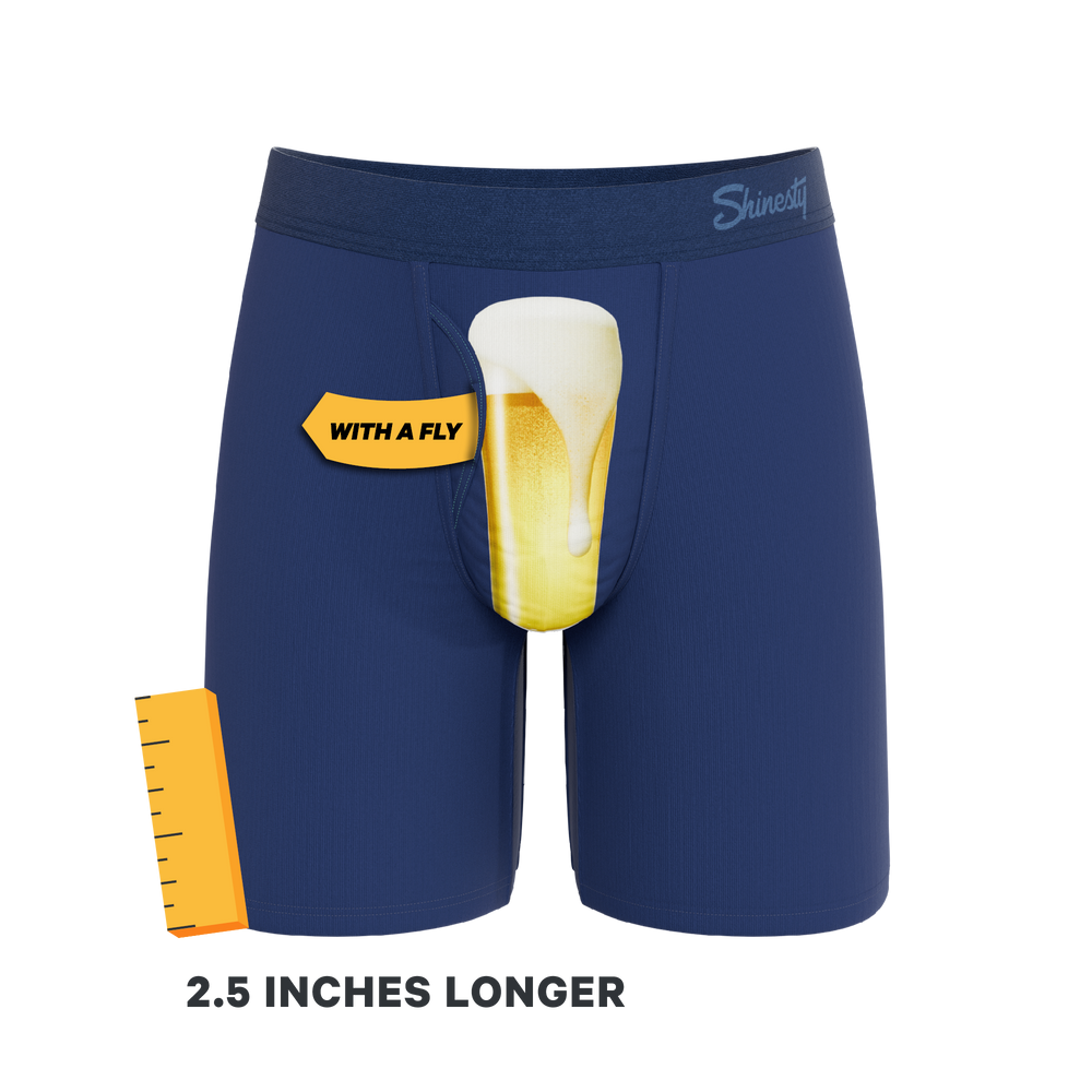 The Proper Pint | Beer Glass Long Leg Ball Hammock® Pouch Underwear With Fly - Shinesty - Flyclothing LLC