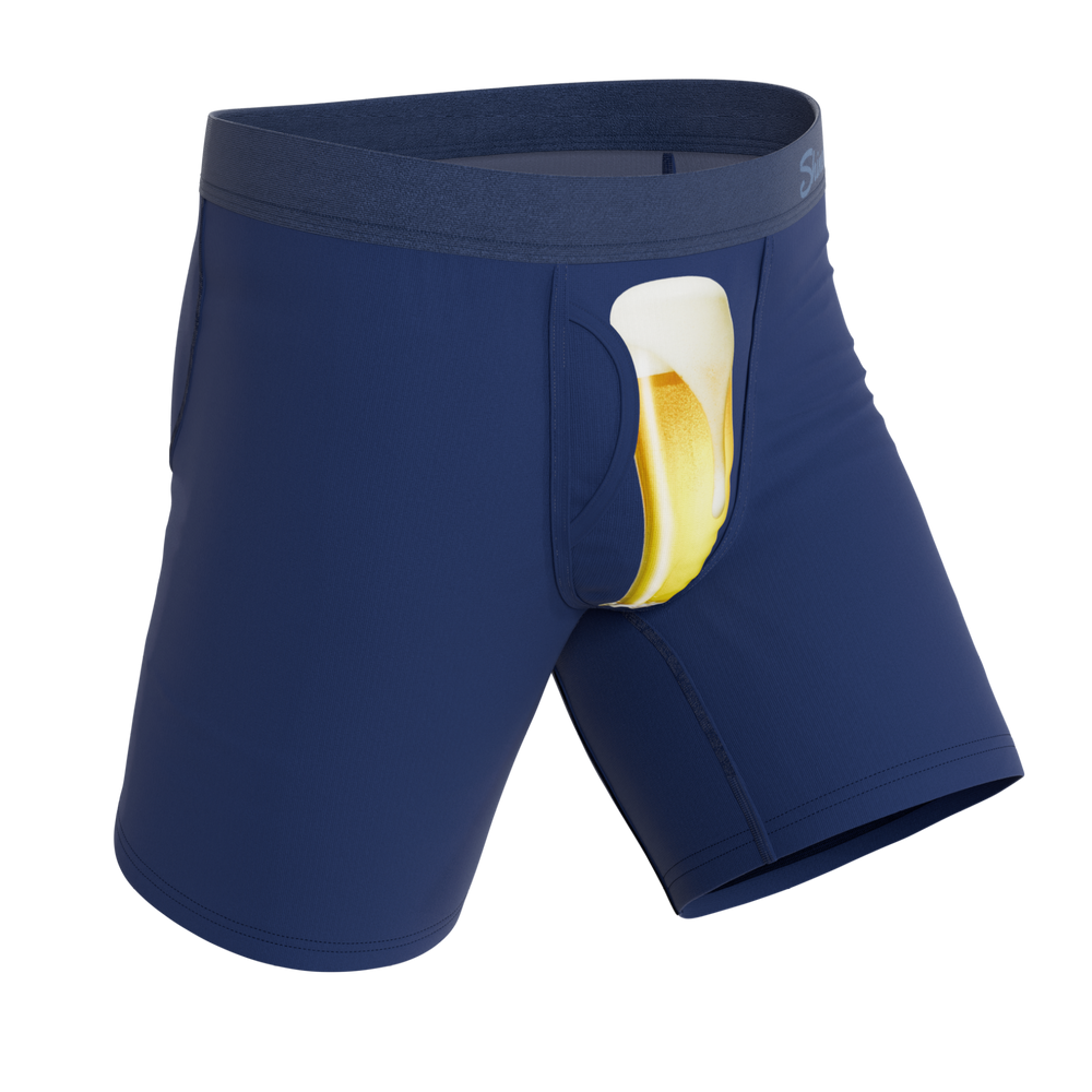 The Proper Pint | Beer Glass Long Leg Ball Hammock® Pouch Underwear With Fly - Shinesty - Flyclothing LLC