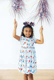 Proudly Patriotic S/S Pocket Twirl Dress - Mila & Rose ® - Flyclothing LLC