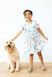 Puppy Pals S/S Pocket Twirl Dress - Mila & Rose ® - Flyclothing LLC