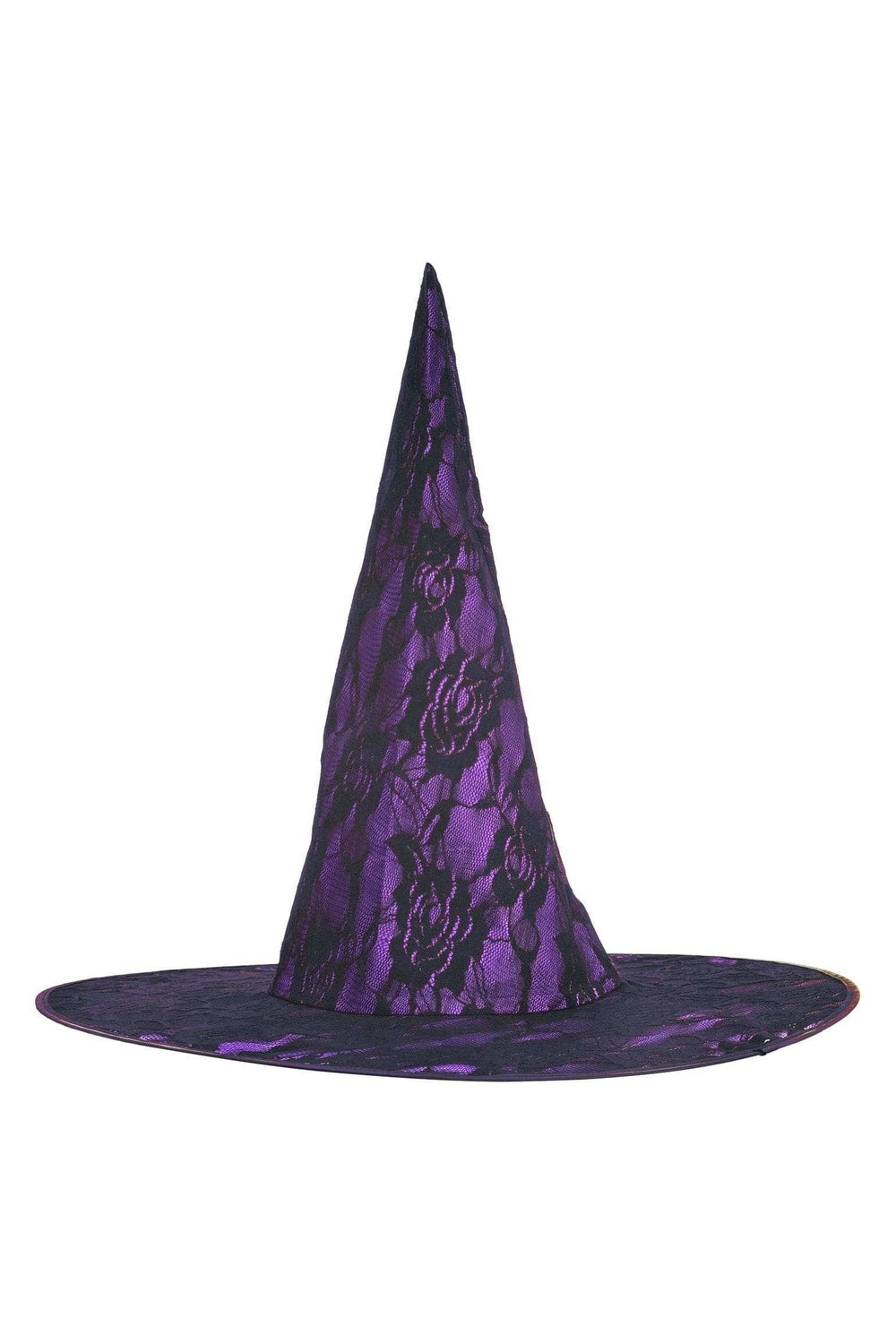 Daisy Corsets Purple Lace Witch Hat - Daisy Corsets - Flyclothing LLC