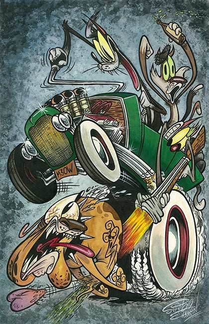 Black Market Art Company Pussy Wagon Print - Black Market Art Company - Flyclothing LLC