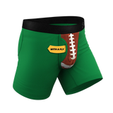 The Quarterback Sack | Football Ball Hammock® Pouch Underwear With Fly - Shinesty - Flyclothing LLC