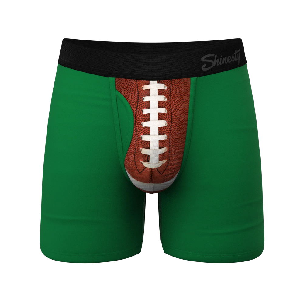 The Quarterback Sack | Football Ball Hammock® Pouch Underwear With Fly - Shinesty - Flyclothing LLC