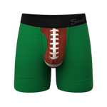 The Quarterback Sack | Football Ball Hammock® Pouch Underwear With Fly - Shinesty - Flyclothing LLC