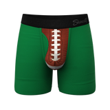 The Quarterback Sack | Football Ball Hammock® Pouch Underwear With Fly - Shinesty - Flyclothing LLC