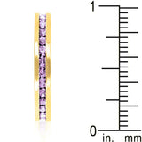 Stylish Lavender Crystal Eternity Ring - JGI - Flyclothing LLC
