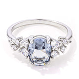 2.95ct. Captivating Grey CZ Engagement Ring - JGI - Flyclothing LLC