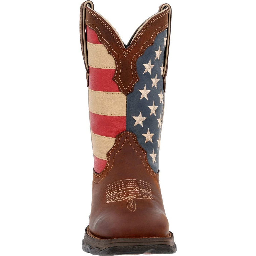 Lady Rebel by Durango Patriotic Women's Pull-On Western Flag Boot - Durango - Flyclothing LLC