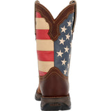 Lady Rebel by Durango Patriotic Women's Pull-On Western Flag Boot - Durango - Flyclothing LLC