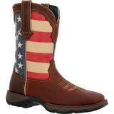 Lady Rebel by Durango Patriotic Women's Pull-On Western Flag Boot - Durango - Flyclothing LLC