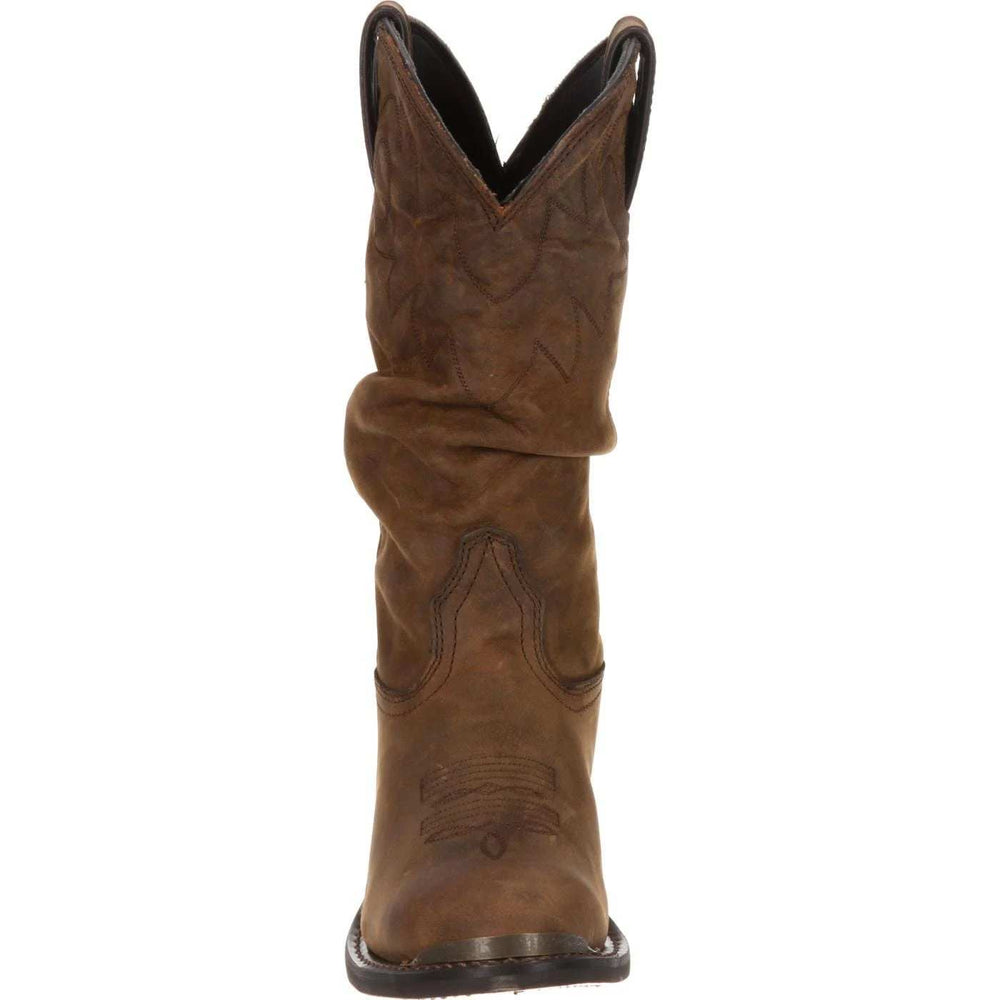 Durango Women's Distressed Tan Slouch Western Boot - Durango - Flyclothing LLC