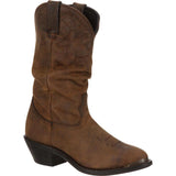 Durango Women's Distressed Tan Slouch Western Boot - Durango - Flyclothing LLC