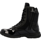Rocky Cadet 8" Black Side Zip Public Service Boot - Rocky