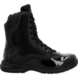 Rocky Cadet 8" Black Side Zip Public Service Boot - Rocky