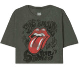 Rolling Stones Its Only Rock N Roll Oversize Crop - Rolling Stones - Flyclothing LLC